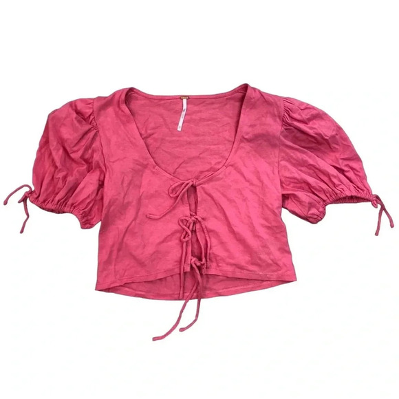 Free  People Kitty Tee NWT | Velvet Rose | Size XS - Picture 4 of 8